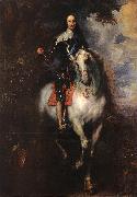 DYCK, Sir Anthony Van Equestrian Portrait of Charles I, King of England Sweden oil painting artist